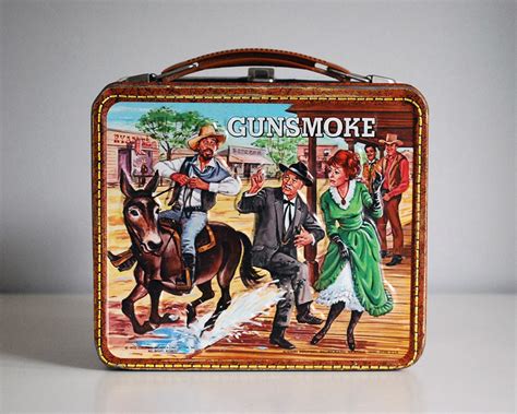 cowboy metal lunch box|western lunch box.